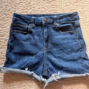 American Eagle Outfitters Dark Blue Jean Shorts